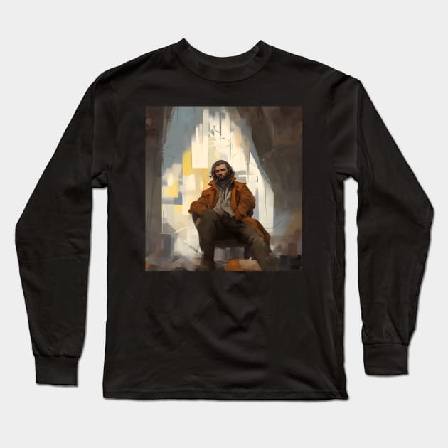 Disco Elysium Style Long Sleeve T-Shirt by ygxyz